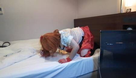 Honoka08 LoveLIve cosplay masturbation dildo
