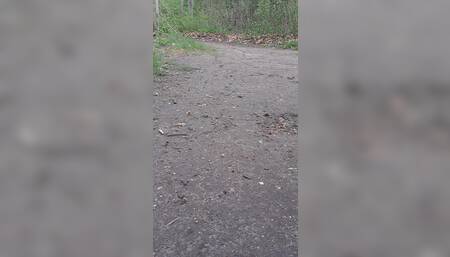 Big cock amateur transvestite exhibition in the forest