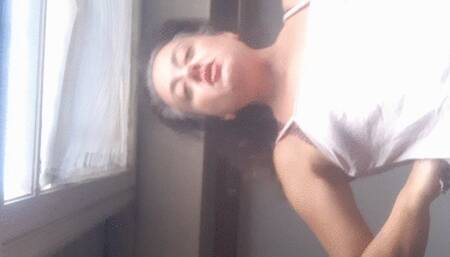 MY NEIGHBOR SHRUNK AND I STOMP ON HIM WITH MY DIRTY FEET