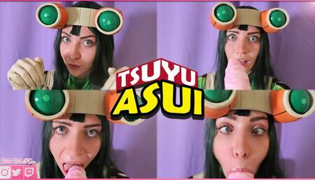 Tsuyu Asui's Ahegao Blowjob V2