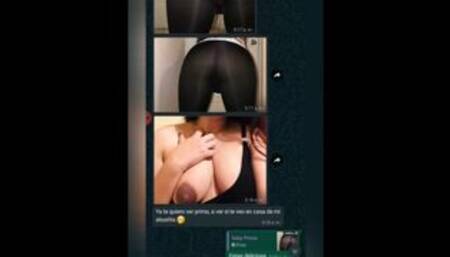 CONVERSACION DE WHATSAPP CON MI PRIMASTRA GABRIELA DE MEXICO