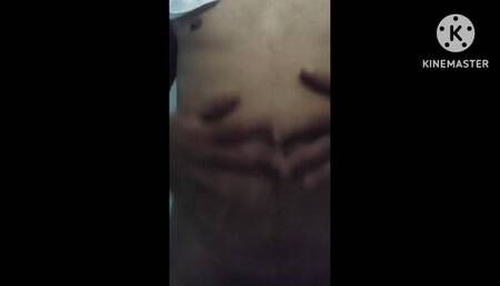 Desi man try to show his big hole ass in bathroom