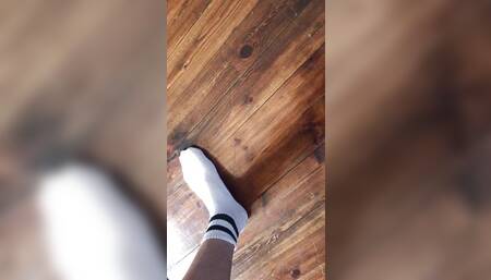 legs and stockings and big cum