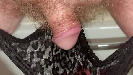 Pissing gf thong