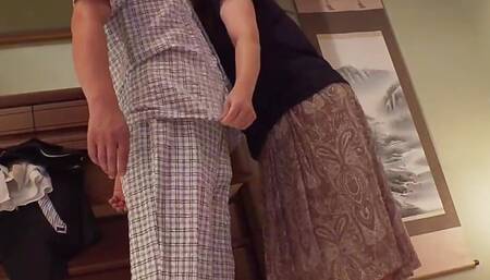 Ayaka Otowa - Ladies in her Fifties Seduces Her Stepson : Part.1