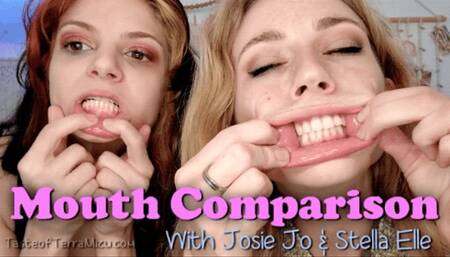 Mouth Comparison - Josie Jo & Stella Elle - HD 720 MP4