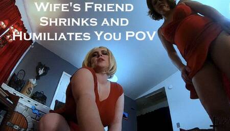 Wife's Friend Shrinks and Humiliates You POV SD - A Giantess Shrinking Fantasy With Evangeline von Winter and Jane Judge