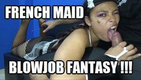 COSTUMES BLOWJOB 230824B SARAI SEXY FRENCH MAID CLEANING ALL THE COCK HD MP4