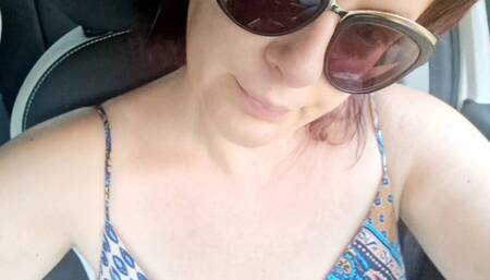 Riding in sandals and pedal pumping revving hardcore - Red chanel nail polish on toenails 1080HD