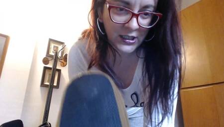 Italian stepmother catches you masturbating with her slippers 1080HD