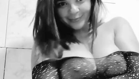 I want to fuck my stepfather and I send him this video to seduce him