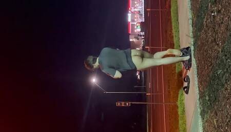 Caught naked in public