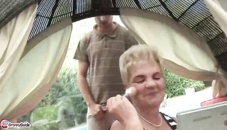 Big ass smut with well-proportioned treasure from Granny Guide