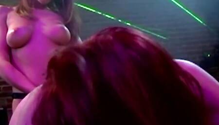 After the Striptease Show Three Sexy Girls Have Group Sex and Use a Sex Toy