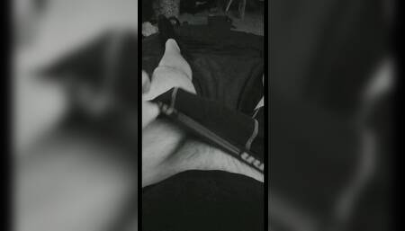 Freeing my thick cock
