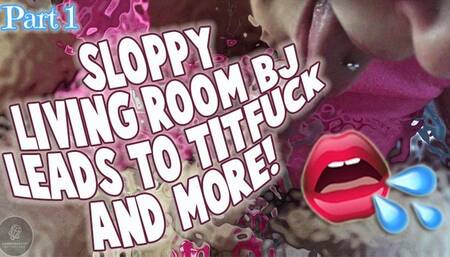 FWB and I start with a BJ and titfuck on the sofa, and end with a sticky creampie mess on the floor! BBW, blowjob, sloppy, wet, drool, lick, suck, spit, tittyfuck, natural, boobs, big tits, titfuck, MILF, Candyxxkitty PART 1 MP4 720