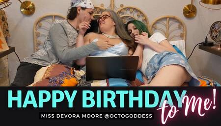My Birthday Surprise: OctoGoddess is StepMom and her boy and girl have made her a sex tape for her birthday