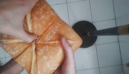 Fucking bread masturbation