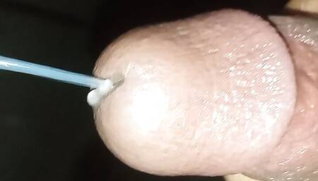 Hard cumming from dick