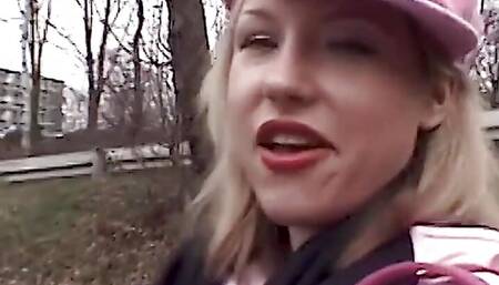 Blonde slave Vanessa locked in the basement