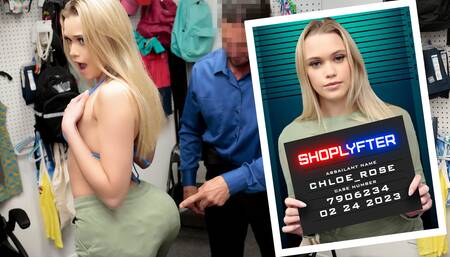 Hot Model Chloe Rose Gets Pounded For Stealing Bikinis From Officer Tommy Gunn's Store - Shoplyfter