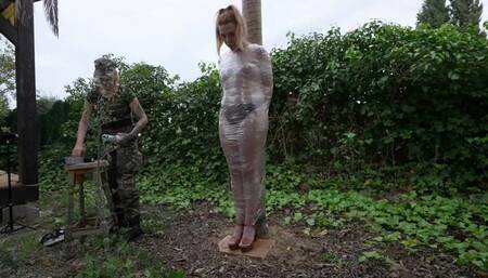 The Spain Files - Pole Mummification for sexy Stardust - Part 1 mp4 SD