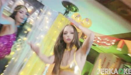 Watch unimaginable April Olsen and Angel Gostosa's dirt