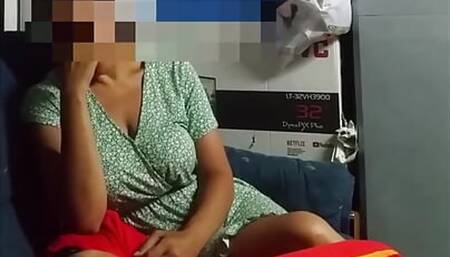 Married MILF with Big Tits Jerking Part 1