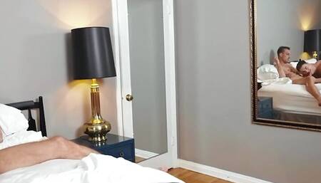 Michael Boston Sucks Colby Melvin Then Gets Dicked Down By Damien White Until The Two Cum On His Face - MEN