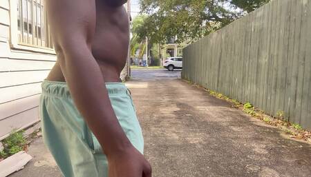 We out outside