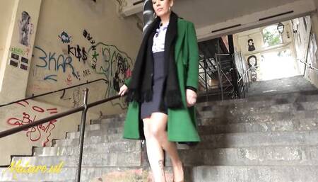 Adeline Lafouine's big cock scene by Mature NL