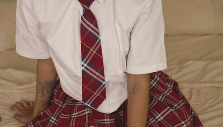 Lost teen schoolgirl brought home and fucked