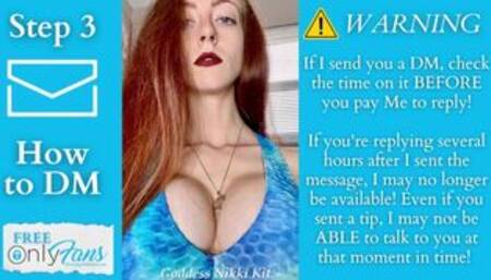 Quick Start Guide for My FREE FemDom Only Fans - Subscribe for gentle, sensual female domination