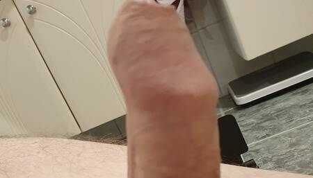 I'm Slowly Hard Stiff Cock and Juicy Sperm Squirt