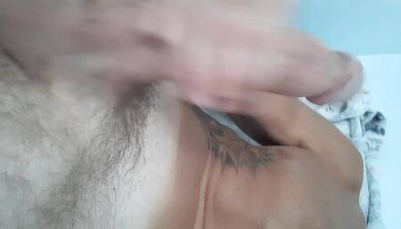 Thick whote cock gets drained of cum