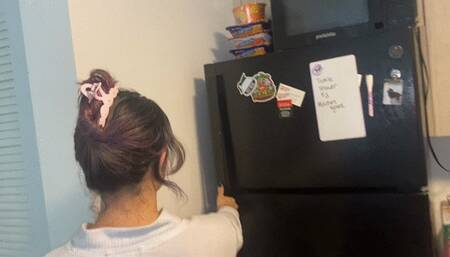 Roommate watches me shower