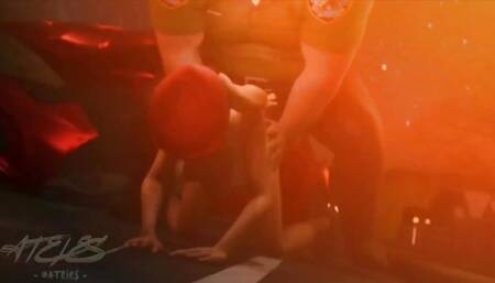 Subway Surfer Baddie Gets Fucked by the Railway Security Guard Who Catches Her