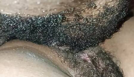 18 Year Old Tiny Ebony Stepdaughter Skips Class And Gets A Dick Lesson