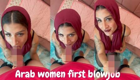 Arab women first blowjob