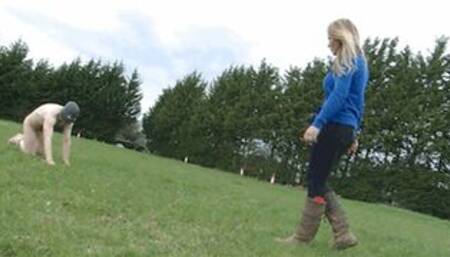 Brutal boot domination - Sadistic Lucy - MP4 SD