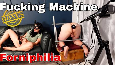 Femdom Fucking Machine Anal Prostate Punishment While I Orgasm! Real Homemade Bondage Amateur Couple