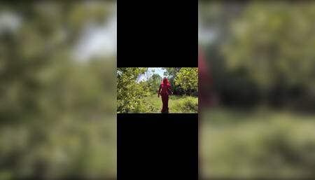 Naughty Elisyahijabdoll BDSM part 11 lost Masturbtion in the woods