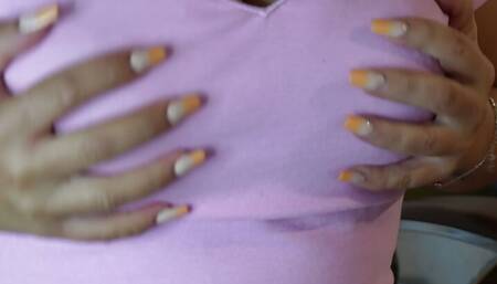 Cumming and a little Finger Fuck - SweetArabic french amateur