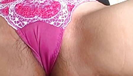 While the brunette poses he fondles her juicy Asian body until she starts craving dick