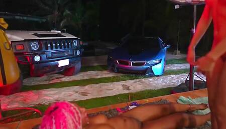 New Blue Bikinis but Better with No Clothes on