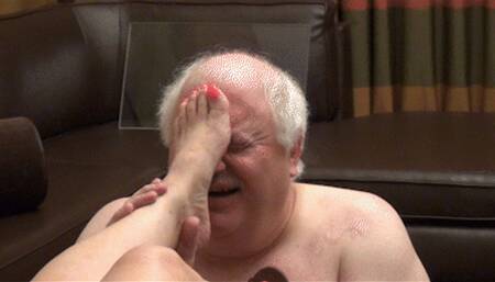 Foot Worship Scene Only from Tack Shoes VS Trampleguy's Balls - FULL HD 1080p