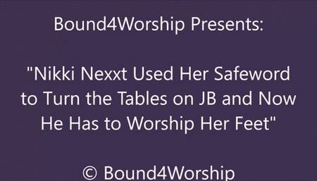 Nikki Nexxt Gets Foot Worship After Using Her Safeword - SD