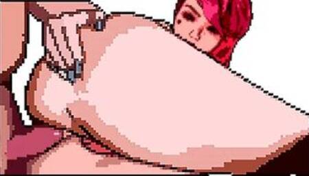 VI League of Legends Anal Pixel Art Enemy