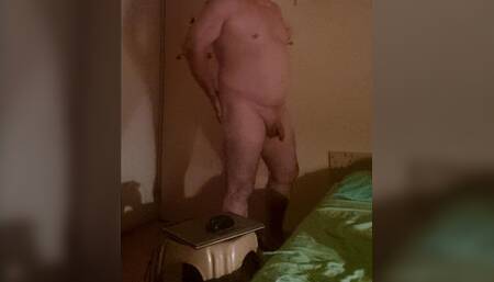 Naked voyeur peep