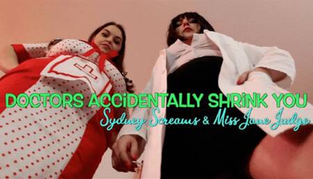 Doctors Accidentally Shrink You ft Miss Jane Judge - An accidental shrinking fetish scene featuring: giantess, medical fetish, foot fetish, tiny man POV, femdom POV, and shrunken man - 1080 MP4
